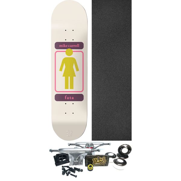 Girl Skateboards Mike Carroll 93 Til Skateboard Deck - 8" x 31.875" - Complete Skateboard Bundle